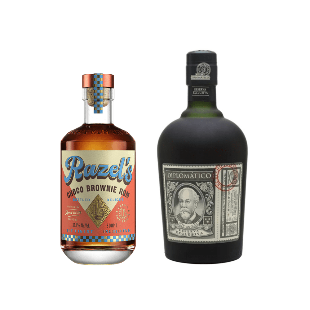 Diplomático Reserva Exclusiva 12 Y.O. + Razel’s Choco Brownie Rum-RAZEL’S