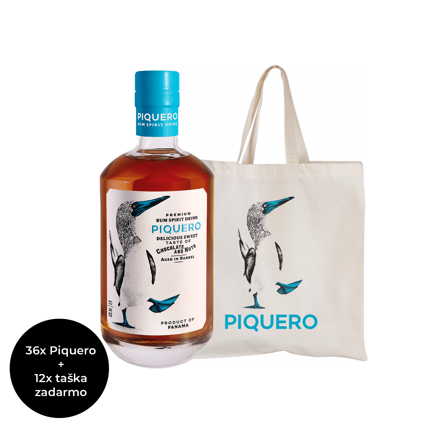 36 x Piquero + 12 x Piquero taška ZADARMO-PIQUERO
