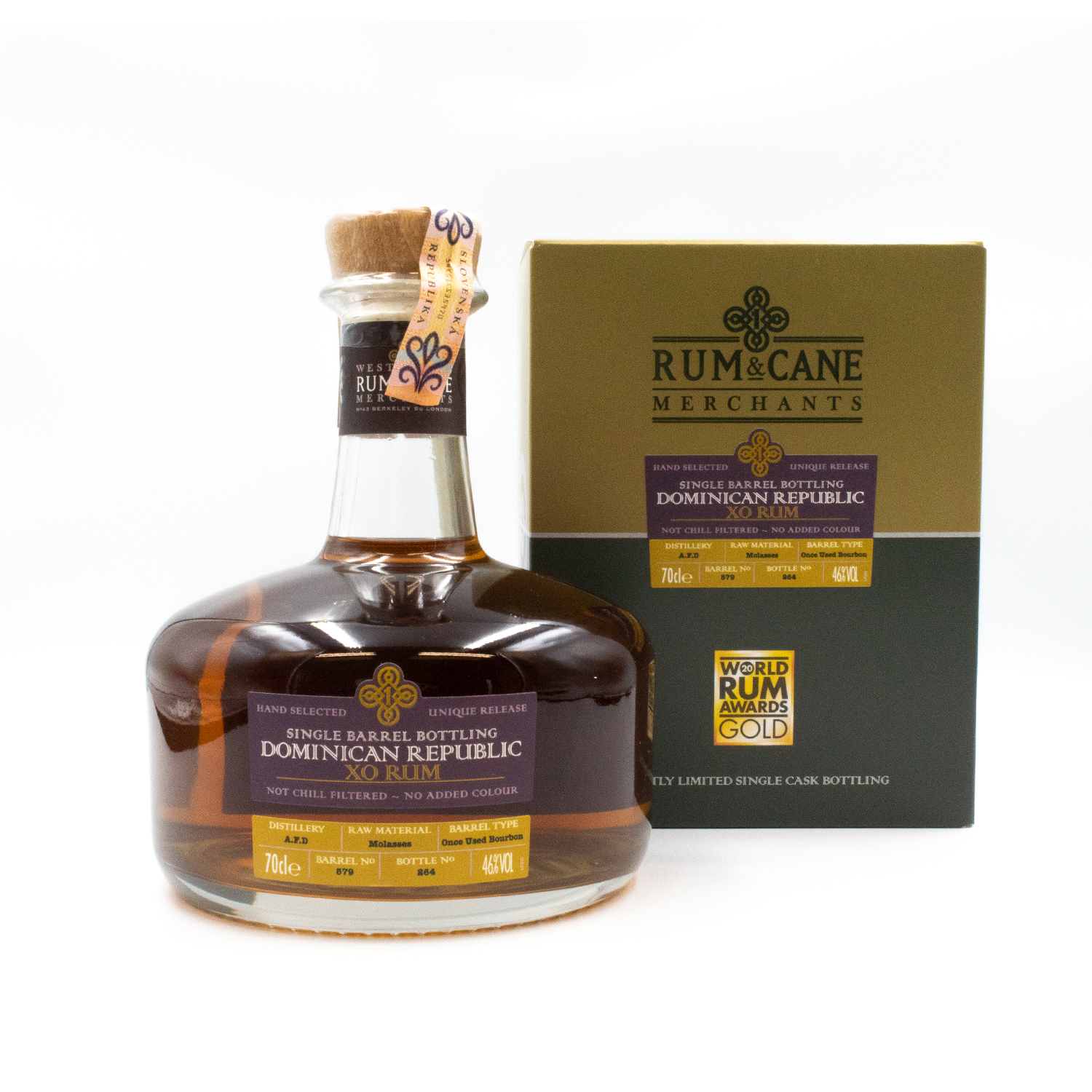 Rum & Cane Dominican Republic XO Single Barrel