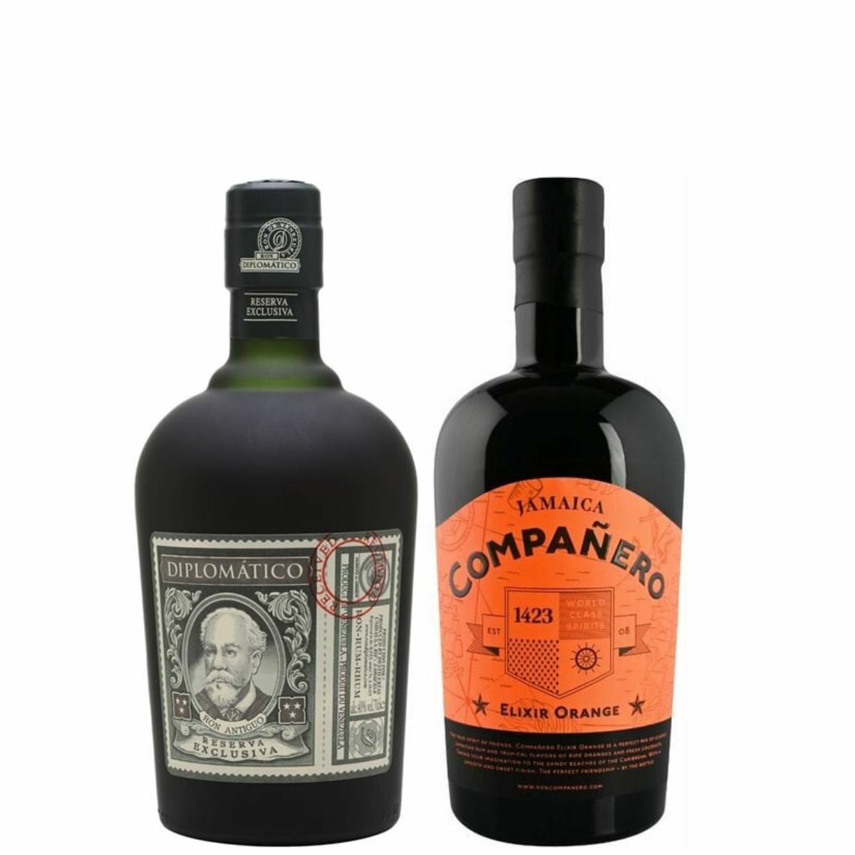 Diplomático Reserva Exclusiva 12 Y.O. + Compañero Elixir Orange-COMPAÑERO