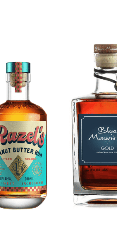 Blue Mauritius Gold Rum + Razel’s Peanut Butter Rum-RAZEL’S