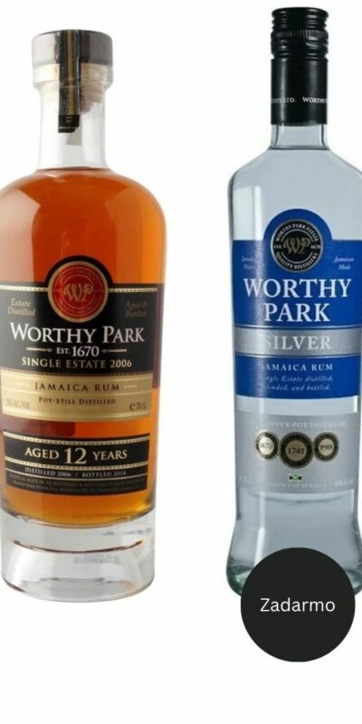 Worthy Park Single Estate 12 Y.O. + Worthy Park Silver ZADARMO-WORTHY PARK