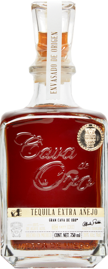 Cava de Oro Extra Anejo Tequila 100% Agave-CAVA DE ORO