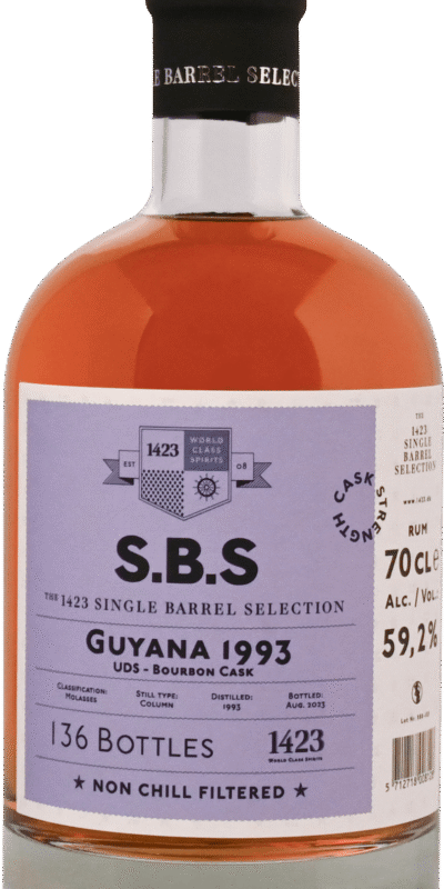 S.B.S Guyana 1993 UDS Bourbon Cask
