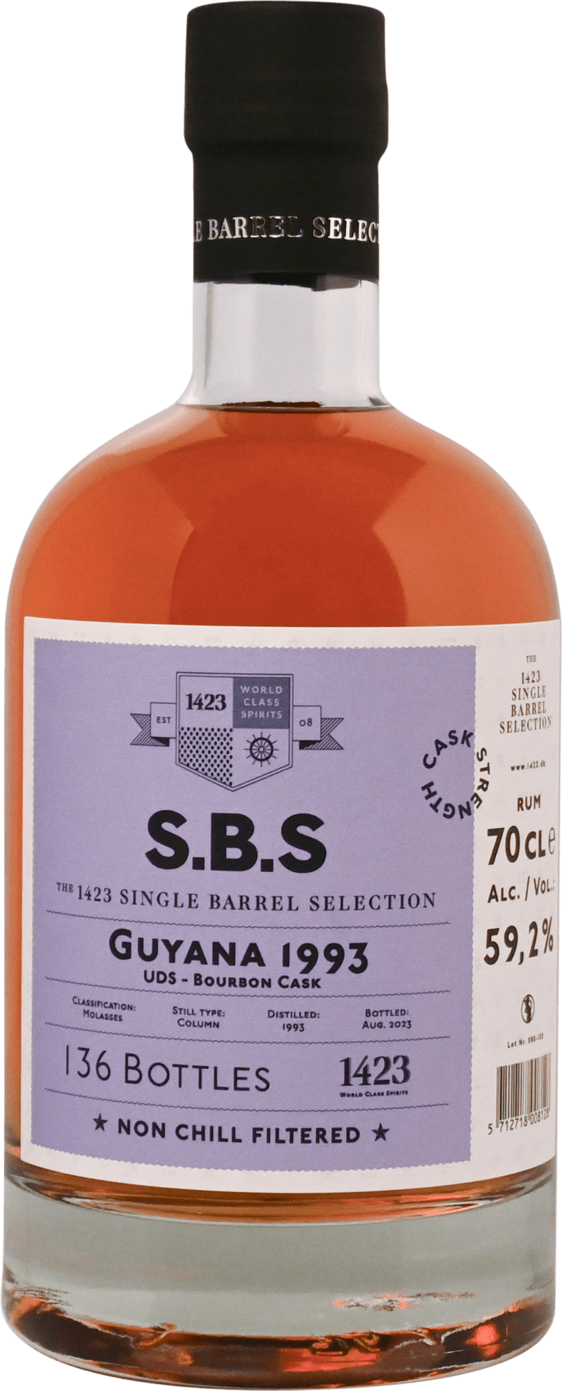 S.B.S Guyana 1993 UDS Bourbon Cask