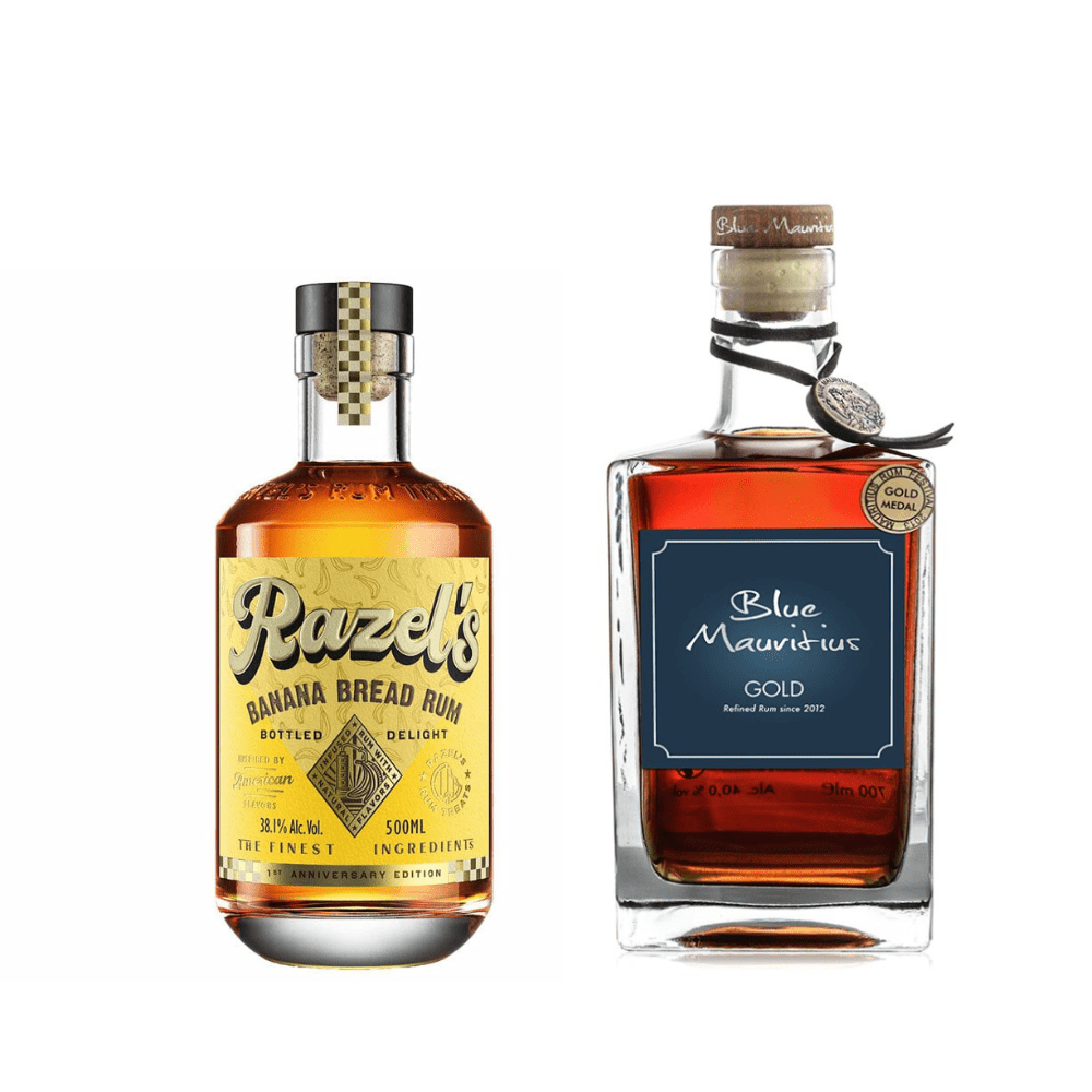 Blue Mauritius Gold Rum + Razel’s Banana Bread Rum-RAZEL’S