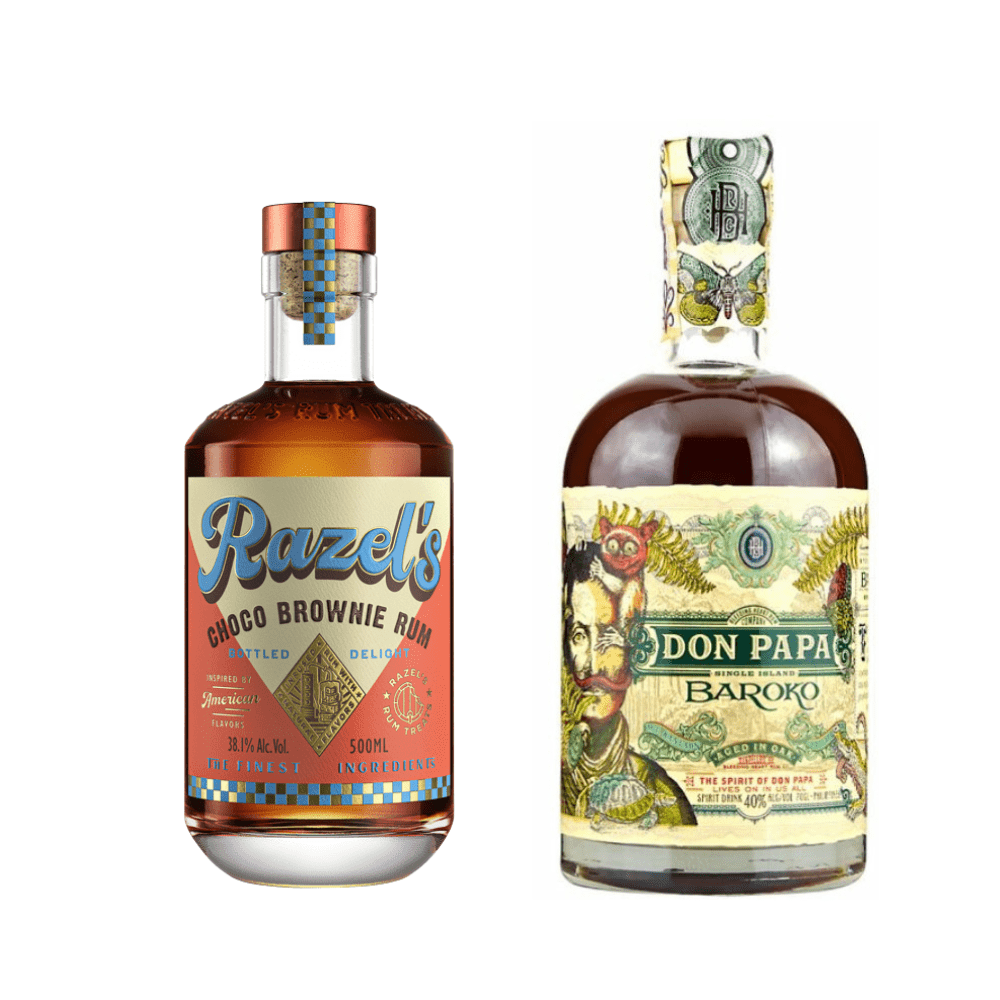 Don Papa Baroko + Razel’s Choco Brownie Rum-RAZEL’S