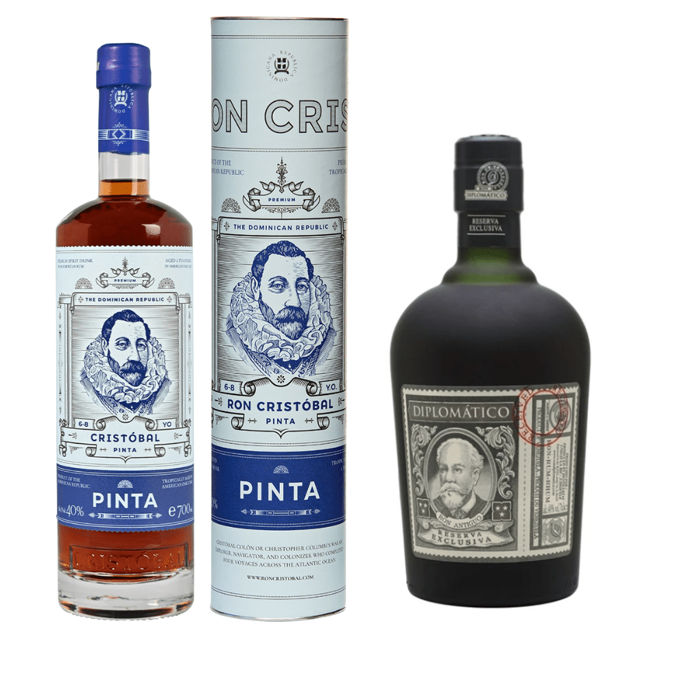 Diplomático Reserva Exclusiva 12 Y.O. + Ron Cristóbal Pinta 6-8 Y.O.